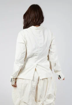 Rundholz Dip Jackets^Button-Up Jacket with Long Length Sleeves in Greige