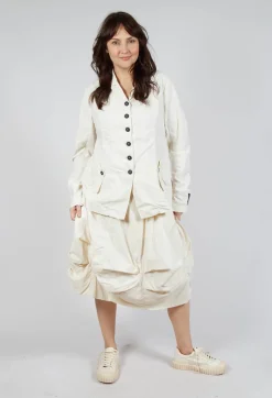 Rundholz Dip Jackets^Button-Up Jacket with Long Length Sleeves in Greige