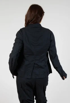 Rundholz Dip Jackets^Button-Up Jacket with Long Length Sleeves in Black