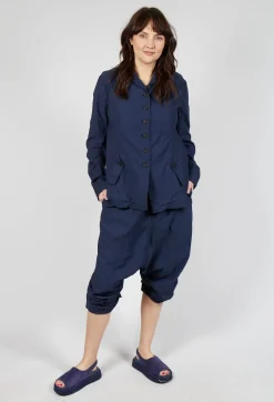Rundholz Dip Jackets^Button-Up Jacket with Long Length Sleeves in Ink