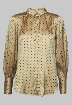 Dea Kudibal Shirts & Blouses^Cadence Shirt with Volume Sleeves in Dot