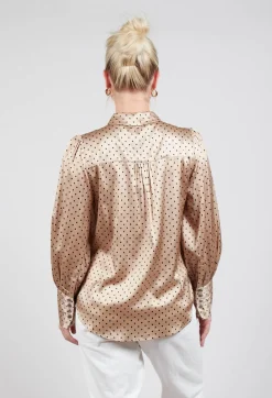 Dea Kudibal Shirts & Blouses^Cadence Shirt with Volume Sleeves in Dot