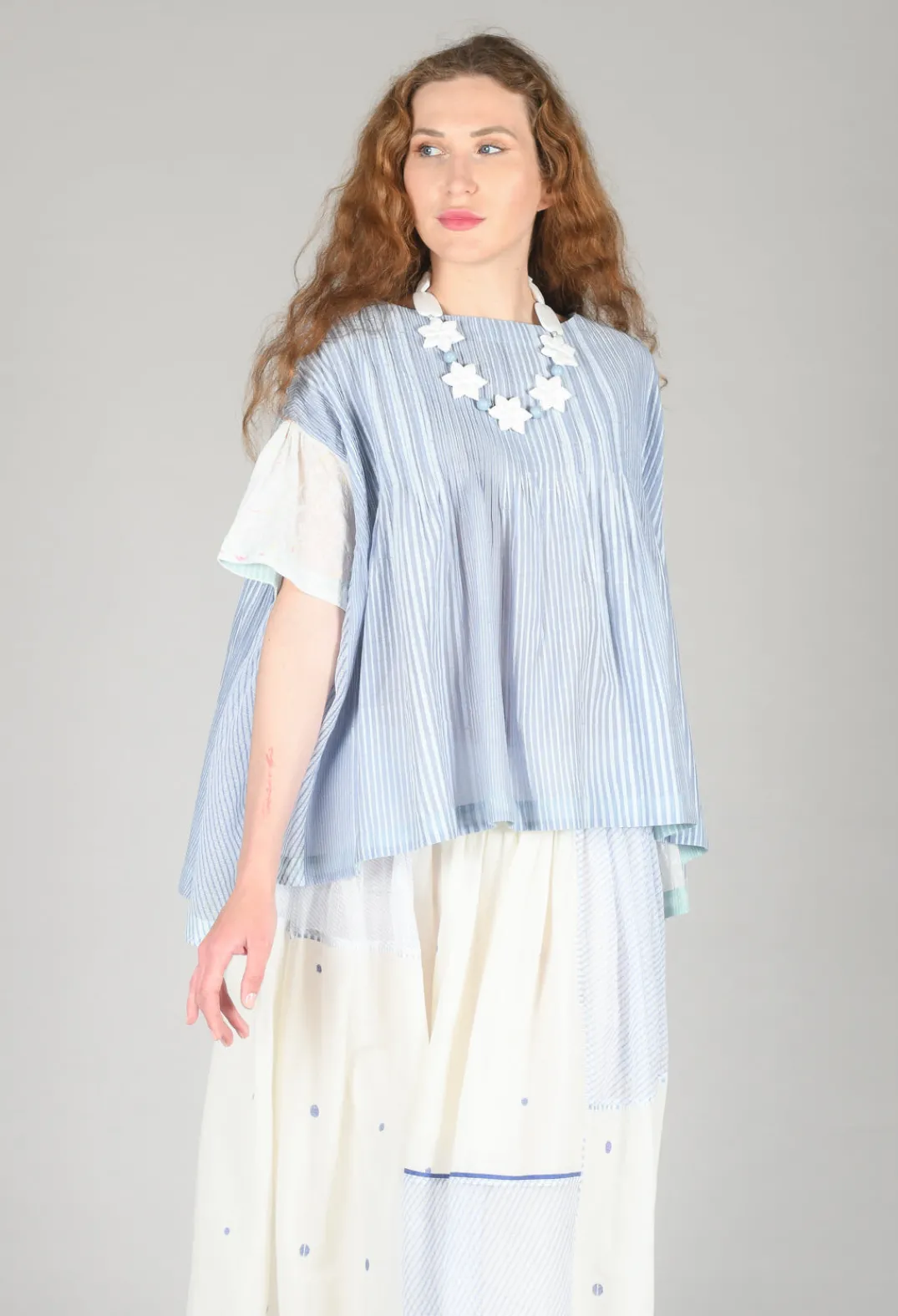 Eka Tops^Cai Blouse in Powder Blue
