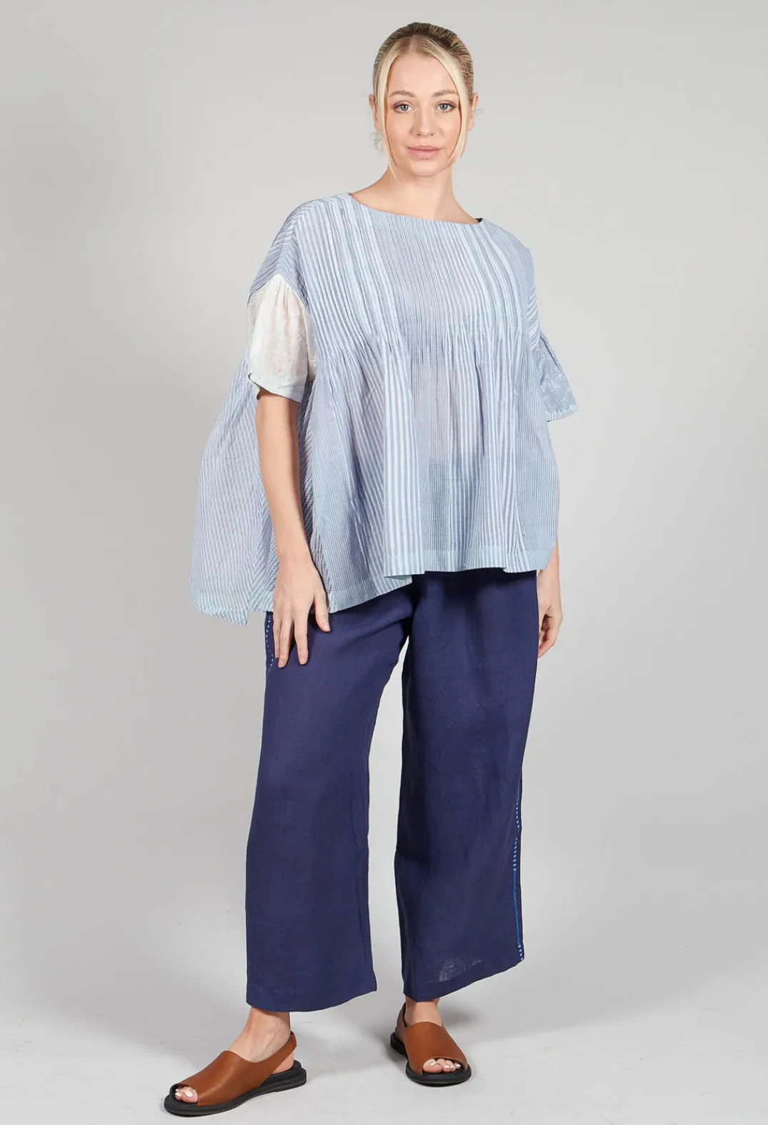 Eka Tops^Cai Blouse in Powder Blue