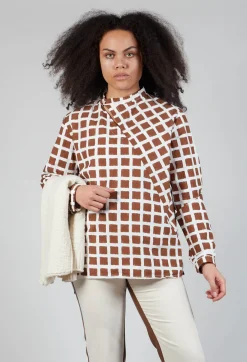Hannoh Wessel Shirts & Blouses^Calipso Shirt in Brown Check