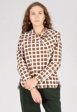 Hannoh Wessel Shirts & Blouses^Calipso Shirt in Brown Check