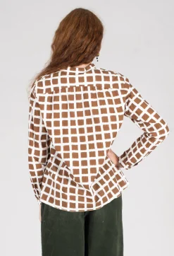 Hannoh Wessel Shirts & Blouses^Calipso Shirt in Brown Check