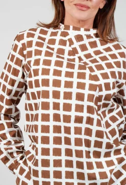 Hannoh Wessel Shirts & Blouses^Calipso Shirt in Brown Check