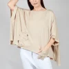 Philomena Christ Jumpers^Cape Style Jumper in Sand
