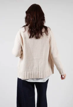 M J Watson Cardigans^Cardigan in Natural