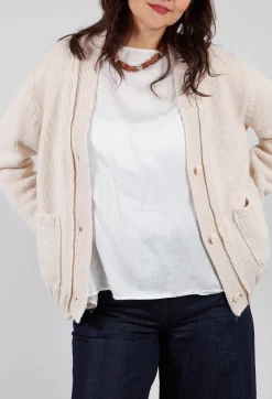 M J Watson Cardigans^Cardigan in Natural