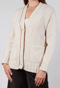 M J Watson Cardigans^Cardigan in Natural
