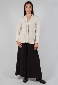 M J Watson Cardigans^Cardigan in Natural