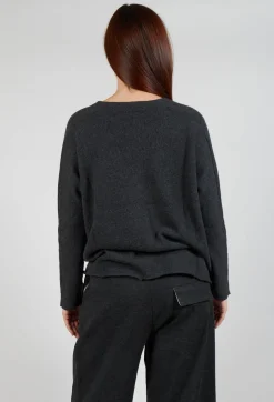 Album Di Famiglia Cardigans^Cardigan Tricot RWS in Charcoal