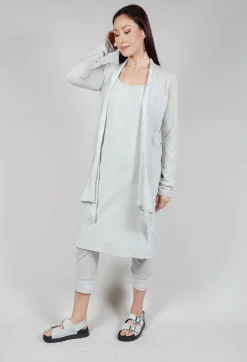 Rundholz Black Label Cardigans^Cardigan with Lettering Detail in Grey Jacquard