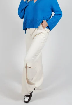 Sfizio Trousers^Cargo Pants in White Swan