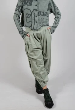 Rundholz Black Label Trousers^Cargo Style Balloon Trousers in Defender