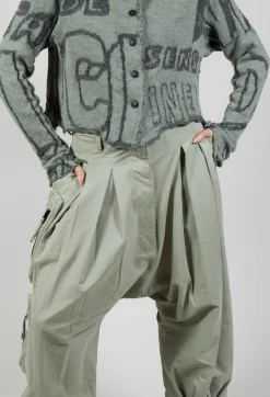 Rundholz Black Label Trousers^Cargo Style Balloon Trousers in Defender