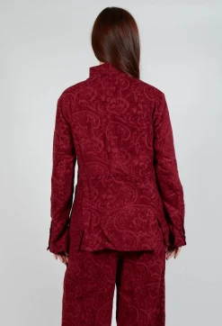 Aleksandr Manamis Jackets^Carpet Jacket in Bordeaux