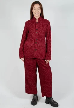 Aleksandr Manamis Jackets^Carpet Jacket in Bordeaux