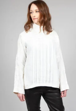 EastByEastWest Shirts & Blouses^Cary Pleated Shirt in Cream