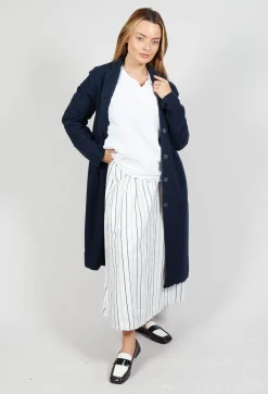 Aequamente Coats^Cashmere Duster Coat in Abiss
