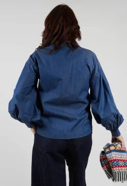 Dea Kudibal Shirts & Blouses^Cassandria Blouse in Chambray Blue