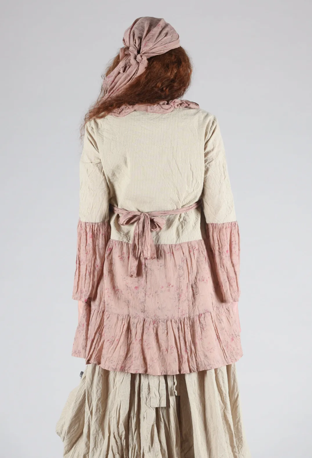 Les Ours Tops^Cassis Blouse in Liberty Pink Print