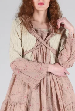 Les Ours Tops^Cassis Blouse in Liberty Pink Print