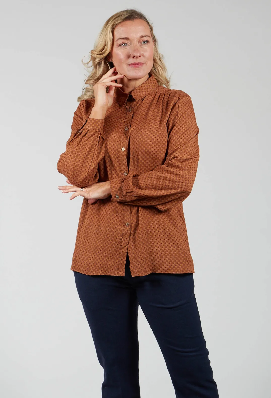Niù Shirts & Blouses^Casual Shirt in Brown
