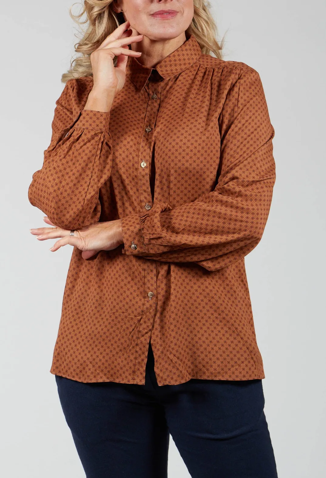 Niù Shirts & Blouses^Casual Shirt in Brown