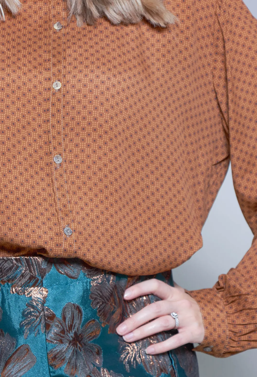 Niù Shirts & Blouses^Casual Shirt in Brown