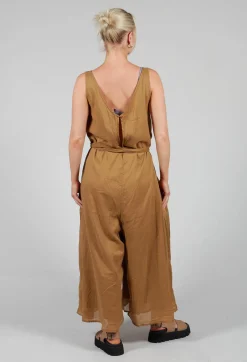 La Vaca Loca Jumpsuits^Ceila Jumpsuit in Dried Tobacco