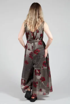 La Vaca Loca Jumpsuits^Ceila Printed Jumpsuit in Shitake Flower