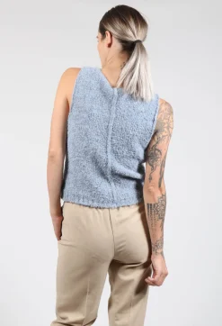 Fringe Tops^Celia Tank in Light Blue