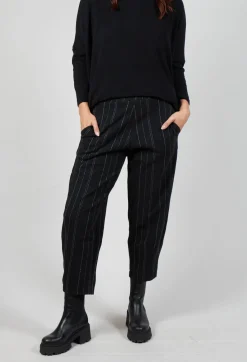 Mama B Trousers^Cervo J Trousers in Nero 31319