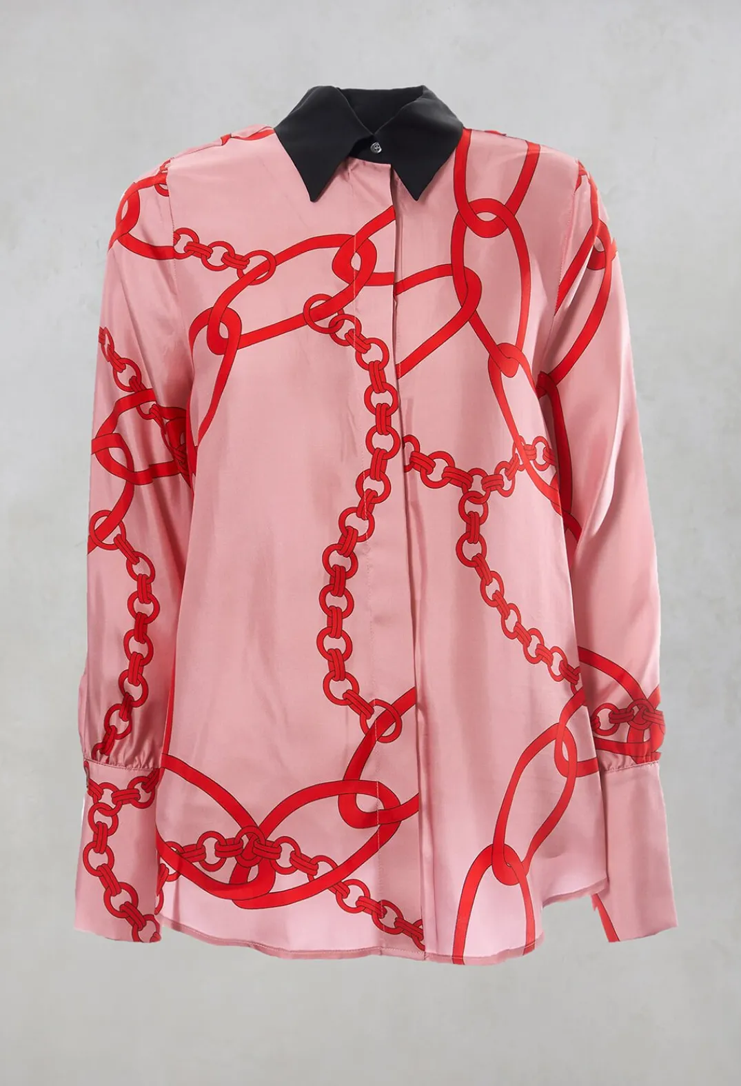 Beatrice B Co-ords & Suits^Chain Print Shirt in Pink