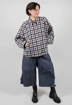 Stefano Mortari Jackets^Checked Jacket in Blue Multicolour