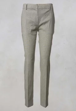 Niù Co-ords & Suits^Checked Tailored Trousers in Alga