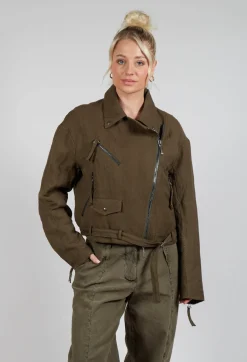 Masnada Jackets^Chiodo Jacket in Swamp