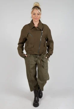 Masnada Jackets^Chiodo Jacket in Swamp