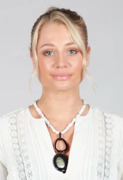 Beatrice Markatos Necklaces^Choker Necklace in Black and White