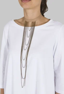 T.ba Necklaces^Choker Necklace with Multistrand Chains