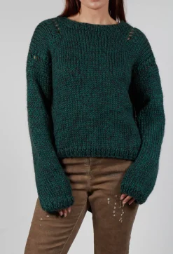 Umit Unal Knitwear|Jumpers^Chunky Knit Jumper in Original Green