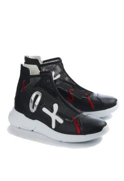 IXOS Trainers^Chunky Slip On Trainers in Bianco / Sabbia / Melograno / Nero