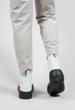 Lofina Boots^Chunky Sole Open Shoe in Taurus Bianco