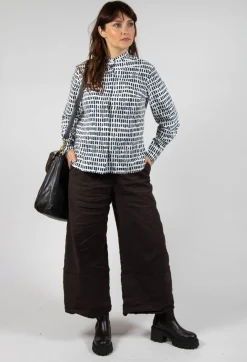 Hannoh Wessel Shirts & Blouses^Cikita Print Shirt in Navy Sticks