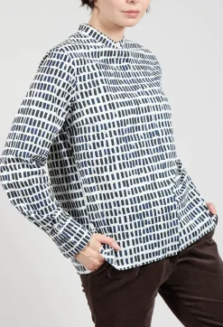 Hannoh Wessel Shirts & Blouses^Cikita Print Shirt in Navy Sticks