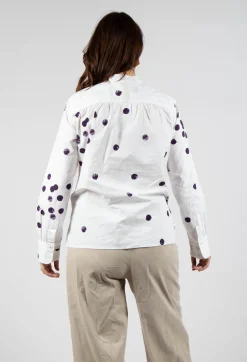 Hannoh Wessel Shirts & Blouses^Cikita Print Shirt in Plum Dots