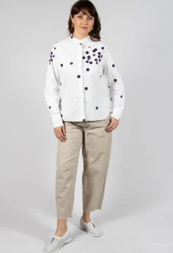 Hannoh Wessel Shirts & Blouses^Cikita Print Shirt in Plum Dots